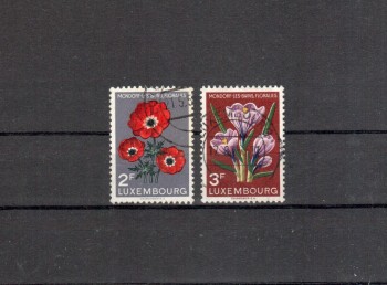 Luxemburg Michelnummer 547 - 548 gestempelt