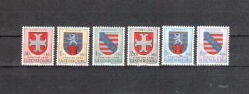 Luxemburg Michelnummer 595 - 600 postfrisch Luxemburg Michelnummer 595 - 600 postfrisch