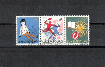 Luxemburg Michelnummer 785 - 787 gestempelt