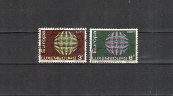Luxemburg Michelnummer 807 - 808 gestempelt