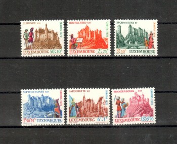 Luxemburg Michelnummer 814 - 819 postfrisch
