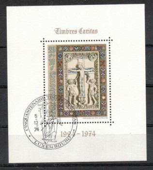 Luxemburg Michelnummer 898 Block 9 gestempelt