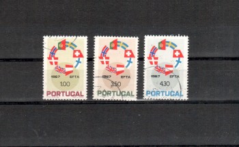 Portugal Michelnummer 1043 - 1045 gestempelt