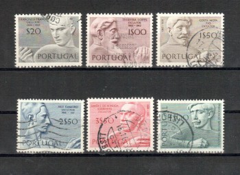 Portugal Michelnummer 1130 - 1135 gestempelt
