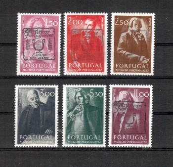 Portugal Michelnummer 1254 - 1259 gestempelt