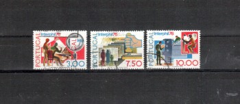 Portugal Michelnummer 1313 - 1315 gestempelt