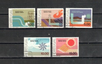 Portugal Michelnummer 1343 - 1347 gestempelt