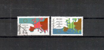Portugal Michelnummer 1348 - 1349 gestempelt