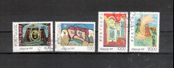 Portugal Michelnummer 1384 - 1387 gestempelt