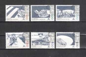 Portugal Michelnummer 1397 - 1402 gestempelt