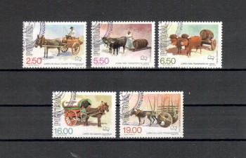 Portugal Michelnummer 1453 - 1457 gestempelt