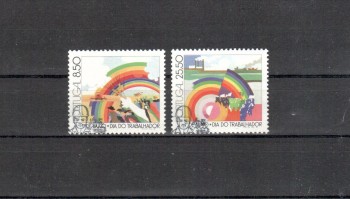 Portugal Michelnummer 1529 - 1530 gestempelt