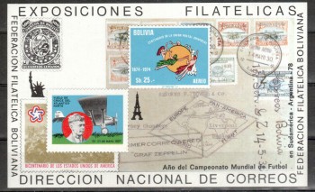 UPU057 Bolivien Michelnummer Block 81 postfrisch