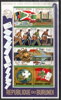 UPU072 Burundi Michelnummer Block 80 A postfrisch UPU072 Burundi Michelnummer Block 80 A postfrisch