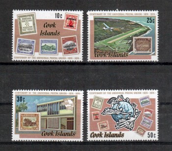 UPU077 Cook-Inseln Michelnummer 424 - 427 postfrisch UPU077 Cook-Inseln Michelnummer 424 - 427 postfrisch