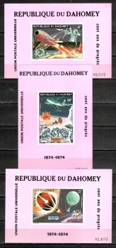 UPU087 Dahomey Michelnummer 580 - 585 B - 6 Einzelblocks postfrisch UPU087 Dahomey Michelnummer 580 - 585 B - 6 Einzelblocks postfrisch