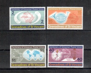 UPU127 Grenadinen von St.Vincent Michelnummer 24 - 27 postfrisch