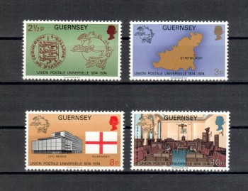 UPU130 GB - Guernsey Michelnummer 106 - 109 postfrisch
