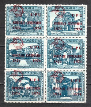 UPU134 Guatemala Michelnummer 979 - 984 b postfrisch