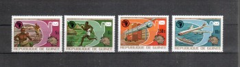 UPU137 Guinea Michelnummer 700 - 703 A postfrisch