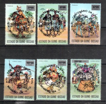 UPU143 Guinea - Bissau Michelnummer 374 - 379 a A postfrisch