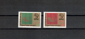 UPU269 Liechtenstein Michelnummer 607 - 608 postfrisch UPU269 Liechtenstein Michelnummer 607 - 608 postfrisch