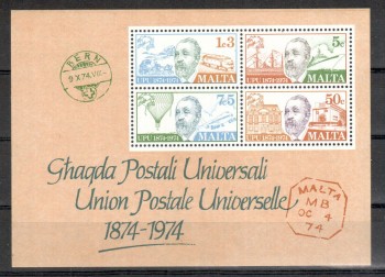 UPU284 Malta Michelnummer Block 4 postfrisch
