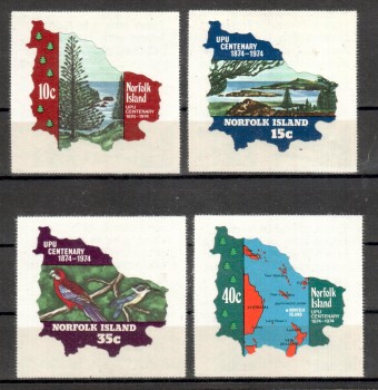 UPU320 Norfolk - Inseln Michelnummer 160 - 163 postfrisch UPU320 Norfolk - Inseln Michelnummer 160 - 163 postfrisch