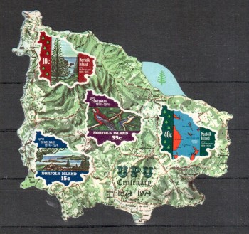 UPU321 Norfolk - Inseln Michelnummer Block 1 postfrisch UPU321 Norfolk - Inseln Michelnummer Block 1 postfrisch