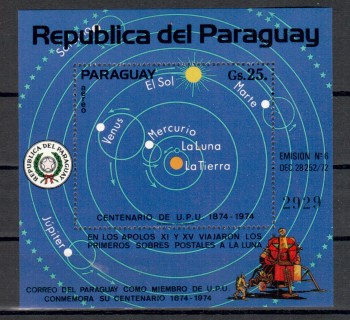 UPU340 Paraguay Michelnummer Block 219 postfrisch