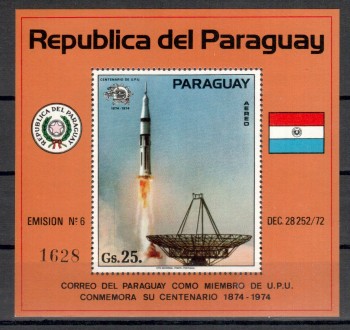 UPU341 Paraguay Michelnummer Block 220 postfrisch