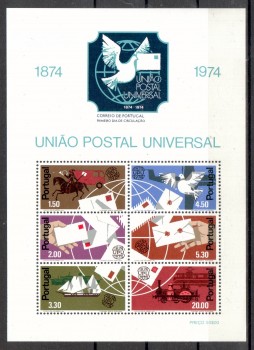 UPU356 Portugal Michelnummer Block 15 postfrisch