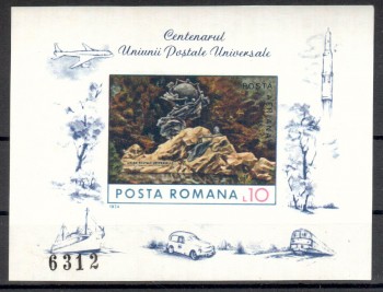 UPU366 Rumaenien Michelnummer Block 113 postfrisch