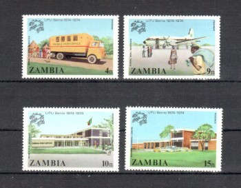 UPU368 Sambia Michelnummer 133 - 136 postfrisch