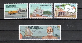 UPU369 Samoa Michelnummer 302 - 305 postfrisch