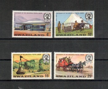 UPU382 Swasiland Michelnummer 214 - 217 postfrisch