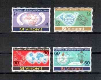 UPU396 St.Vincent Michelnummer 354 - 357 postfrisch