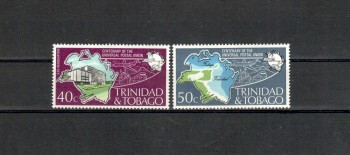 UPU405 Trinidad & Tobago Michelnummer 328 - 329 postfrisch UPU405 Trinidad & Tobago Michelnummer 328 - 329 postfrisch