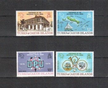 UPU411 Turks und Caicos Inseln Michelnummer 335 - 338 postfrisch UPU411 Turks und Caicos Inseln Michelnummer 335 - 338 postfrisch