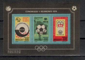 UPU424 Uruguay Michelnummer Block 21 postfrisch UPU424 Uruguay Michelnummer Block 21 postfrisch