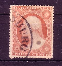 USA Michelnummer 9 gestempelt