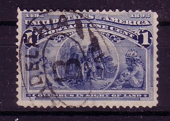 USA Michelnummer 73 gestempelt