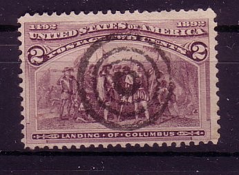 USA Michelnummer 74 gestempelt