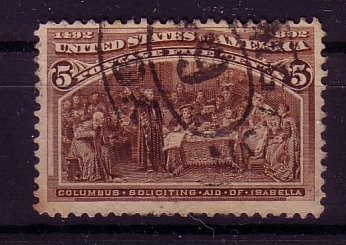 USA Michelnummer 77 gestempelt