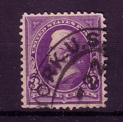 USA Michelnummer 105 gestempelt