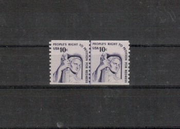 USA Michelnummer 1319 CZ LINE PAIR postfrisch USA Michelnummer 1319 CZ LINE PAIR postfrisch