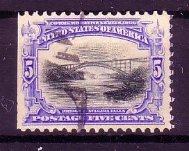 USA Michelnummer 135 gestempelt