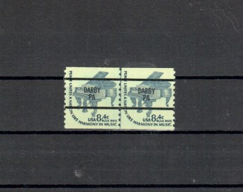 USA Michelnummer 1355 VU LINE PAIR Vorausentwertung postfrisch