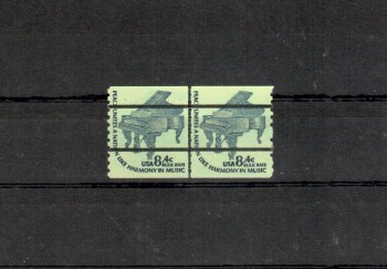 USA Michelnummer 1355 VZ LINE PAIR Vorausentwertung postfrisch