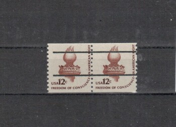 USA Michelnummer 1458 CV LINE PAIR Vorausentwertung postfrisch